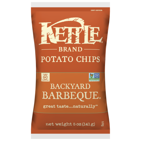 KETTLE FOODS Kettle Potato Chip Backyard BBQ 5 oz., PK15 800038